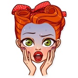 Pin-up Girl WhatsApp Sticker #3