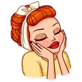 Pin-up Girl WhatsApp Sticker #8