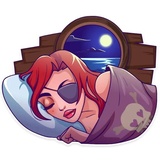 Rica the Pirate WhatsApp Sticker #19