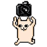Pixel Cat WhatsApp Sticker #14