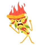 Pizza WhatsApp Sticker #7