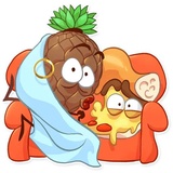 Pizza Dude WhatsApp Sticker #13