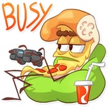Pizza Dude WhatsApp Sticker #2