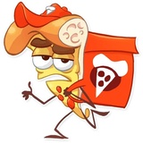 Pizza Dude WhatsApp Sticker #5