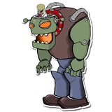 Plants vs Zombie WhatsApp Sticker #24