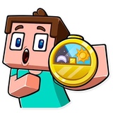 Minecraft WhatsApp Sticker #20