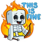 Minecraft WhatsApp Sticker #27