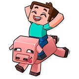 Minecraft WhatsApp Sticker #9