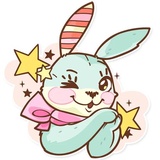 Plush Baby Bunny WhatsApp Sticker #17