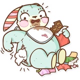 Plush Baby Bunny WhatsApp Sticker #20