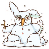 Plush Baby Bunny WhatsApp Sticker #24