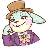 Plush Baby Bunny WhatsApp Sticker #25