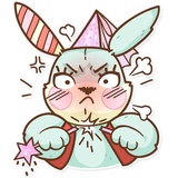 Plush Baby Bunny WhatsApp Sticker #27