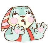 Plush Baby Bunny WhatsApp Sticker #29