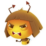 Polly Bee WhatsApp Sticker #11
