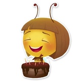 Polly Bee WhatsApp Sticker #16