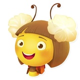 Polly Bee WhatsApp Sticker #4