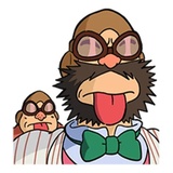 Porco Rosso WhatsApp Sticker #23