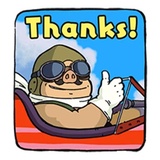 Porco Rosso WhatsApp Sticker #7