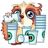 Pretty Lazy WhatsApp Sticker #10