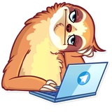 Pretty Lazy WhatsApp Sticker #12