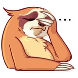 Pretty Lazy WhatsApp Sticker #13