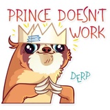 Pretty Lazy WhatsApp Sticker #17