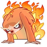 Pretty Lazy WhatsApp Sticker #18