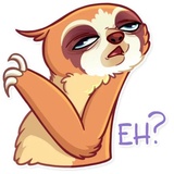 Pretty Lazy WhatsApp Sticker #19