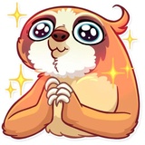 Pretty Lazy WhatsApp Sticker #24