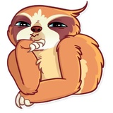 Pretty Lazy WhatsApp Sticker #29