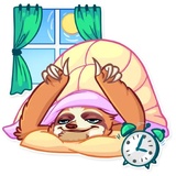 Pretty Lazy WhatsApp Sticker #3