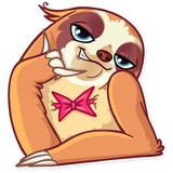 Pretty Lazy WhatsApp Sticker #30