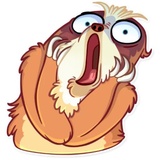 Pretty Lazy WhatsApp Sticker #4