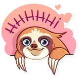 Pretty Lazy WhatsApp Sticker #5