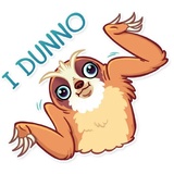 Pretty Lazy WhatsApp Sticker #7