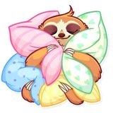 Pretty Lazy WhatsApp Sticker #8