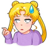 Sailor Moon WhatsApp Sticker #17