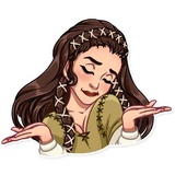Princess Leia WhatsApp Sticker #21
