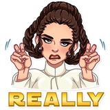 Princess Leia WhatsApp Sticker #23