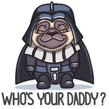 Pug Power WhatsApp Sticker #12