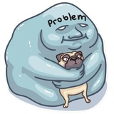 Pug Power WhatsApp Sticker #17
