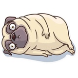Pug Power WhatsApp Sticker #22