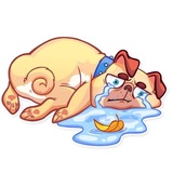 Pugford the Pug WhatsApp Sticker #10