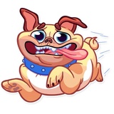 Pugford the Pug WhatsApp Sticker #24