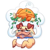 Pugford the Pug WhatsApp Sticker #30