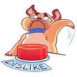 Pugford the Pug WhatsApp Sticker #8