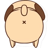 Puglie Pug WhatsApp Sticker #18