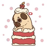 Puglie Pug WhatsApp Sticker #6