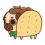 Puglie Pug WhatsApp Sticker #8